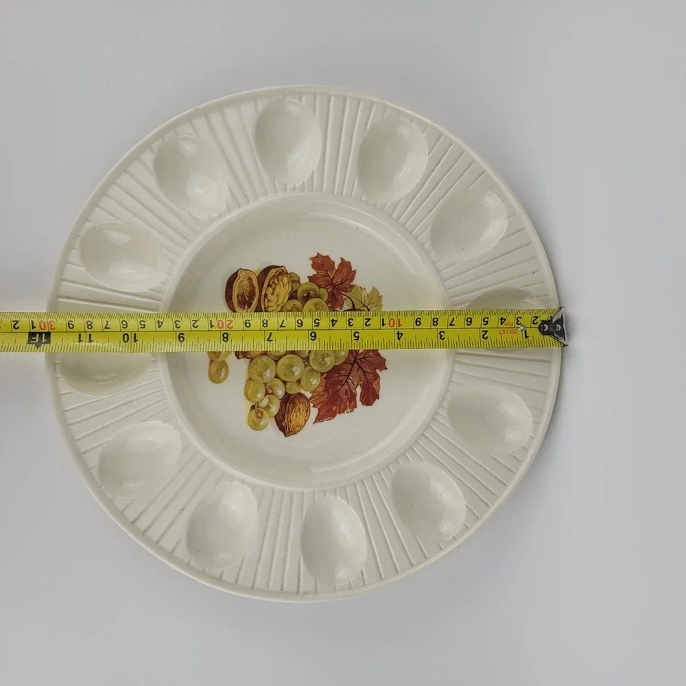 Vintage‎ Treasure Craft Ceramic Egg Platter
